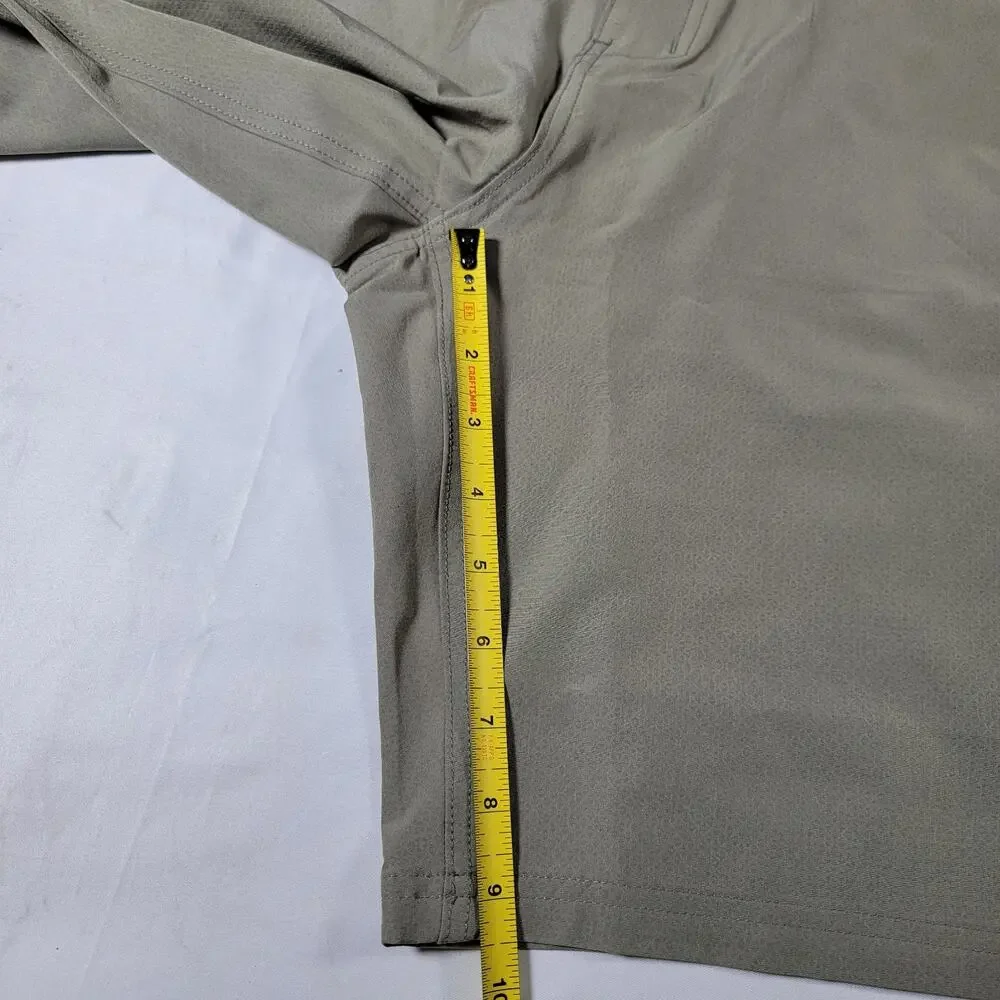 NWT Hurley Trek Hybrid Shorts Mens 38 Olive 4 Way Stretch Water Repellent Hiking